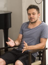 Hudebník Michal Kocáb a herec Jiří Mádl