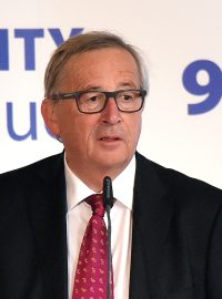 Jean-Claude Juncker na konferenci Evropské unie o budoucnosti evropské bezpečnosti a obrany (DESCOP) v Praze