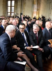 Hosté inaugurace prezidenta Miloše Zemana ve Vladislavském sále Pražského hradu, 8.3.2018