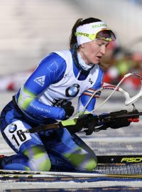 Darja Domračevová ve finském Kontiolahti