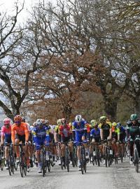 Peloton v loňském závodě Tirreno-Adriatico