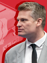 Lídr ODS a koalice Spolu Petr Fiala (vlevo) a čestný prezident Motoristů sobě Filip Turek