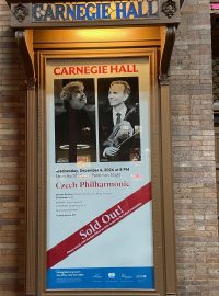 Česká filharmonie vyprodala Carnegie Hall v New Yorku