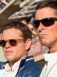 Matt Damon a Christian Bale ve filmu Le Mans &#039;66