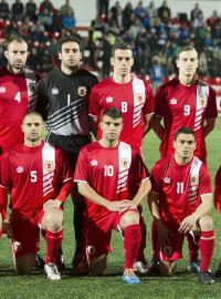Fotbalisté Gibraltaru na archivní fotografii