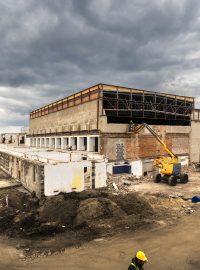 Konstrukce pardubické sportovní haly Dukla