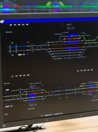 CDP Praha, odkud se řídí provoz na přibližně 500 kilometrech tratí v Čechách