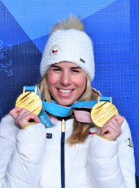 Ester Ledecká a její dvě olympijská zlata