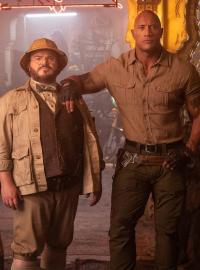 Kevin Hart, Karen Gillanová, Jack Black, Dwayne Johnson ve snímku Jumanji: Další level