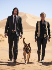 Keanu Reeves a Halle Berryová ve filmu John Wick 3