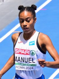 Česká bežkyně Lurdes Gloria Manuel na ME v atletice 2024 v Římě
