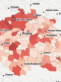 Interaktivní mapa bytové nouze