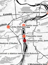 Nejen Libeňský most. Podívejte se na mapu 25 nejohroženějších mostů metropole