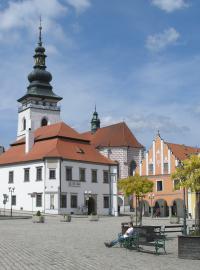 Masarykovo náměstí v Pelhřimově