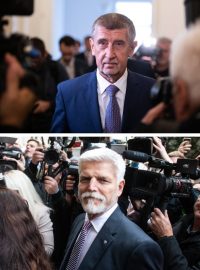 Petr Fiala, Andrej Babiš a Petr Pavel