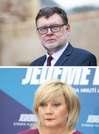 Zbyněk Stanjura (ODS), Marian Jurečka (KDU-ČSL), Alena Schillerová a Andrej Babiš (oba ANO)