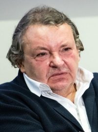 Prezident českého svazu ledního hokeje Tomáš Král a trenér hokejové reprezentace Filip Pešán