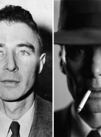 Fyzik Robert Oppenheimer a jeho filmový představitel Cillian Murphy