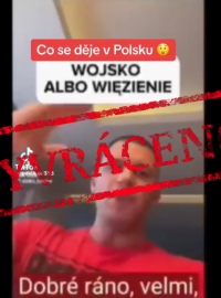 Polská vláda podle videa, které se šíří po sociálních sítích, v tichosti změnila pravidla případné mobilizace. Není to pravda