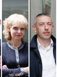 Ekonom z CERGE-EI Štěpán Jurajda, ekonomka a bývalá zástupkyně Česka ve Světové bance Jana Matesová, hlavní ekonom společnosti Deloitte, člen NERV David Marek, rektor VŠE Petr Dvořák a hlavní ekonom společnosti Cyrrus Vít Hradil