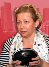 Vláda zařadila na sankční seznam běloruskou novinářku Natallii Sudliankovou (na archivním snímku). Česká kontrarozvědka BIS ji označuje za vlivovou agentku Ruska