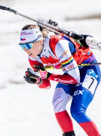 Česká biatlonistka Tereza Voborníková