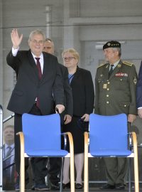 Prezident Miloš Zeman navštívil veletrh IDET v Brně.