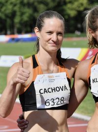 Sedmibojařky Kateřina Cachová a Eliška Klučinová