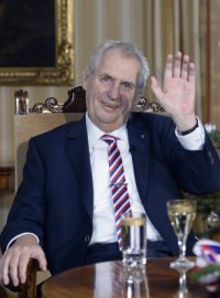 Prezident Miloš Zeman při vánočním poselství