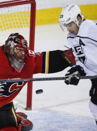 Zápas mezi Calgary a Los Angeles Kings