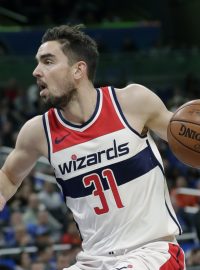 Tomáš Satoranský v dresu Washington Wizards