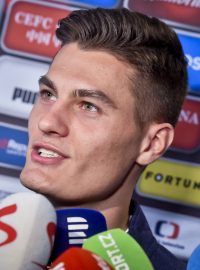 Patrik Schick na reprezentačním srazu