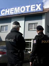 Areál děčínské firmy Chemotex