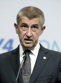 Premiér Andrej Babiš z hnutí ANO na schůzce V4 v Budapešti