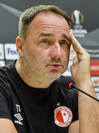 Trenér Slavie Jindřich Trpišovský