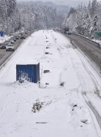 Během soboty i neděle se na rozestavěném úseku D1 nikdo neukázal