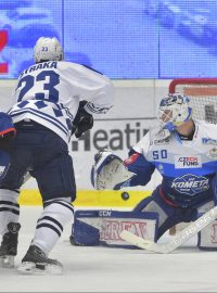 Momentka ze zápasu mezi Plzní a Kometou Brno
