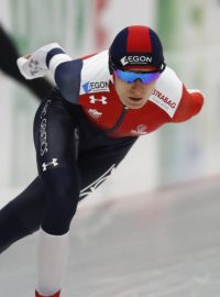 Martina Sáblíková při mistrovství světa v německém Inzellu