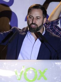 Lídr strany Vox Santiago Abascal Conde