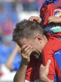 Marek Bakoš se po posledním zápase emotivně loučil s plzeňskými fanoušky.