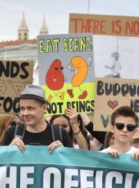 Pochod nazvaný The Official Animal Rights March pořádal spolek Otevři oči pod záštitou britské organizace Surge a podpořily ho další dvě desítky organizací.