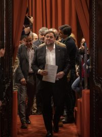 Bývalý viceprezident katalánské vlády Oriol Junqueras