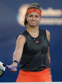 Karolína Muchová v New Yorku.