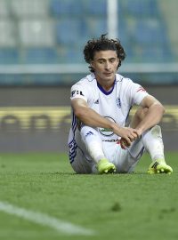 Zklamaný obránce Boleslavi Alexej Tatajev