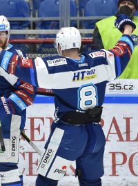 Radující se hráči Komety Brno