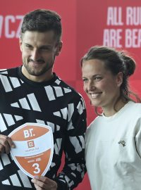 Jiří Homoláč a bývalá tenistka Barbora Strýcová