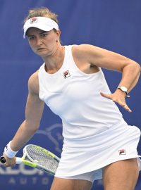 Barbora Krejčíková v úvodním zápase na Prague Open 2022