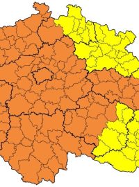 V pondělí je hrozba větru větší než dosud, mohou se rozvodnit řeky