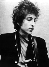 Bob Dylan na fotografie zhruba z roku 1965