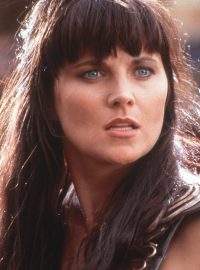 Lucy Lawlessová jako Xena, princezna bojovnice